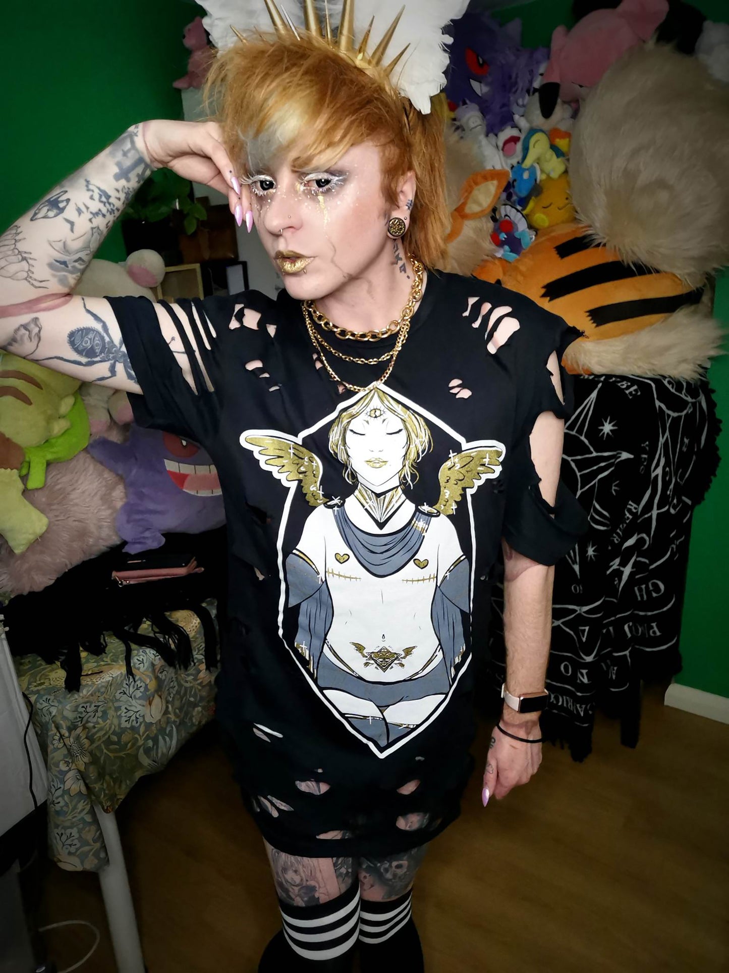 Golden Angel T-shirt/Full Outfit