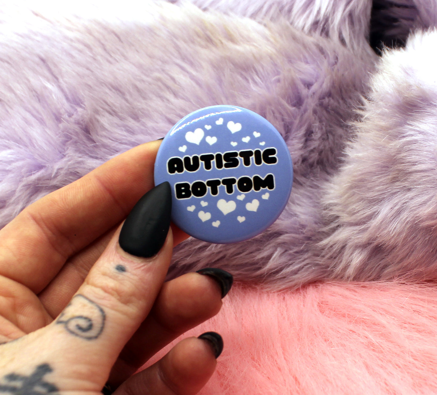 Autistic Bottom Badge (38mm)