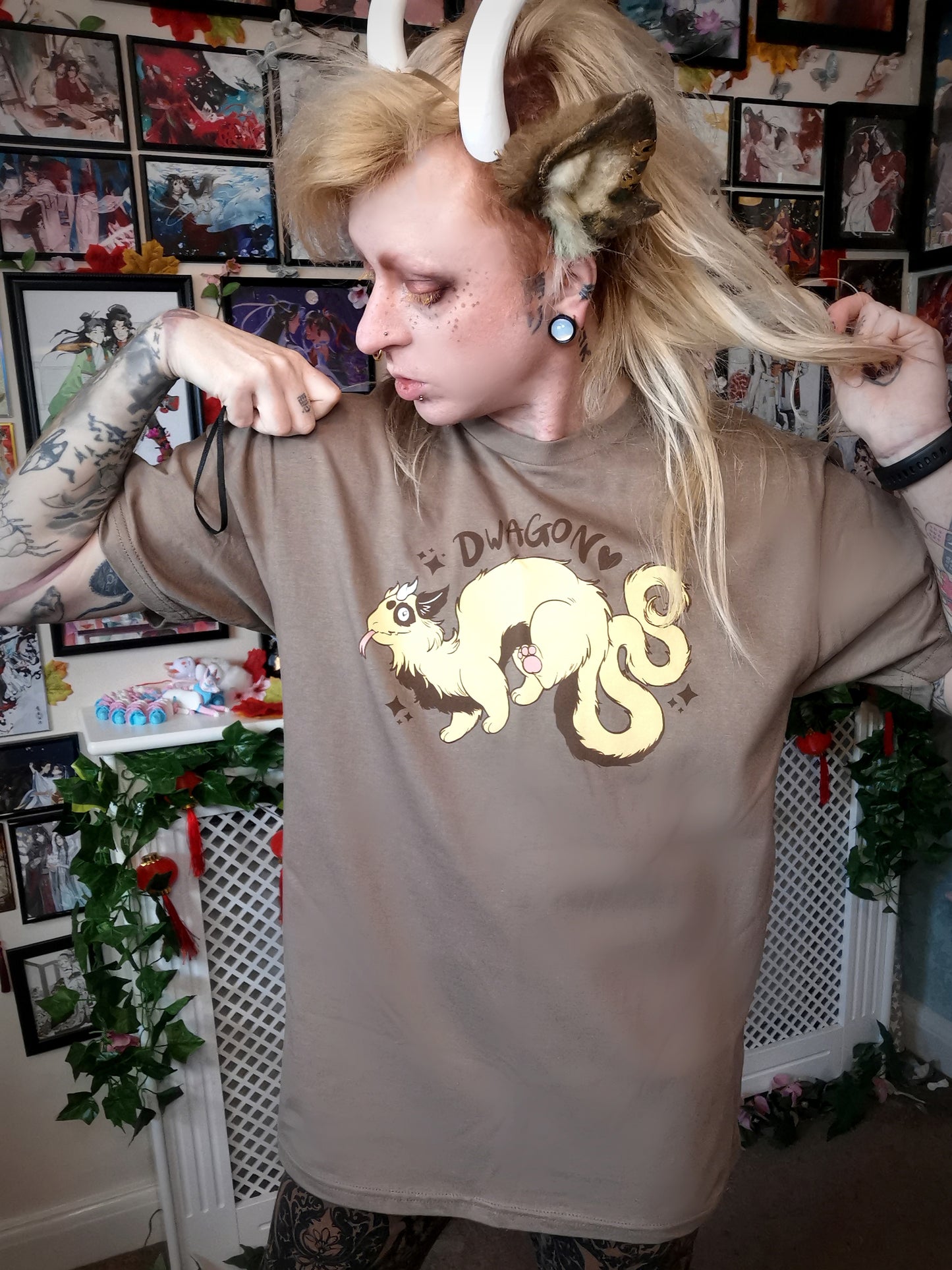 Brown Dwagon T-shirt (S-3XL) - The Nightingale Dragon Series