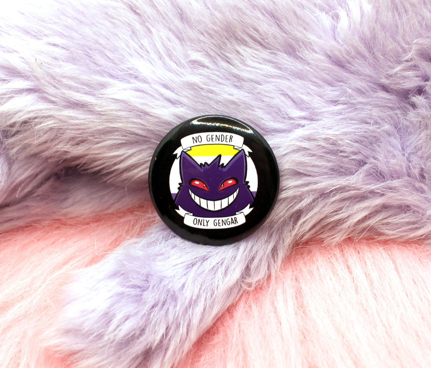 No Gender Only Gengar Badge (38mm)