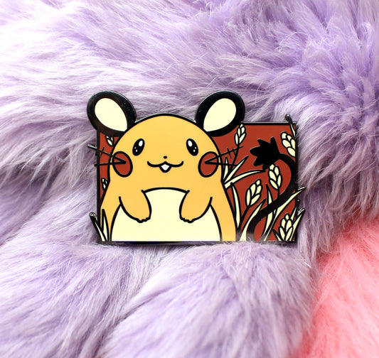 Dedenne Enamel Pin (A Grade, Hard, Black Nickel)