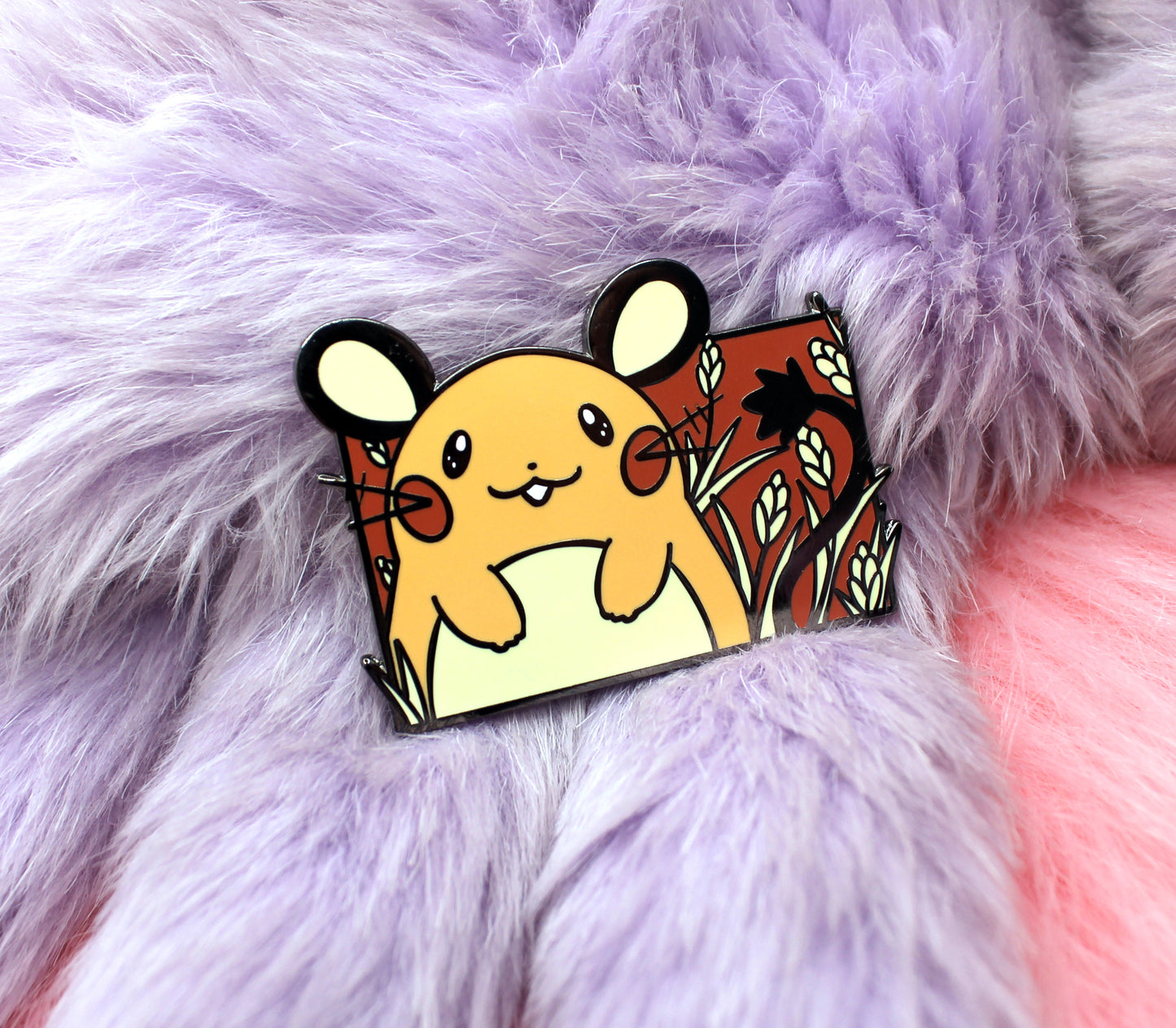 Dedenne Enamel Pin (A Grade, Hard, Black Nickel)