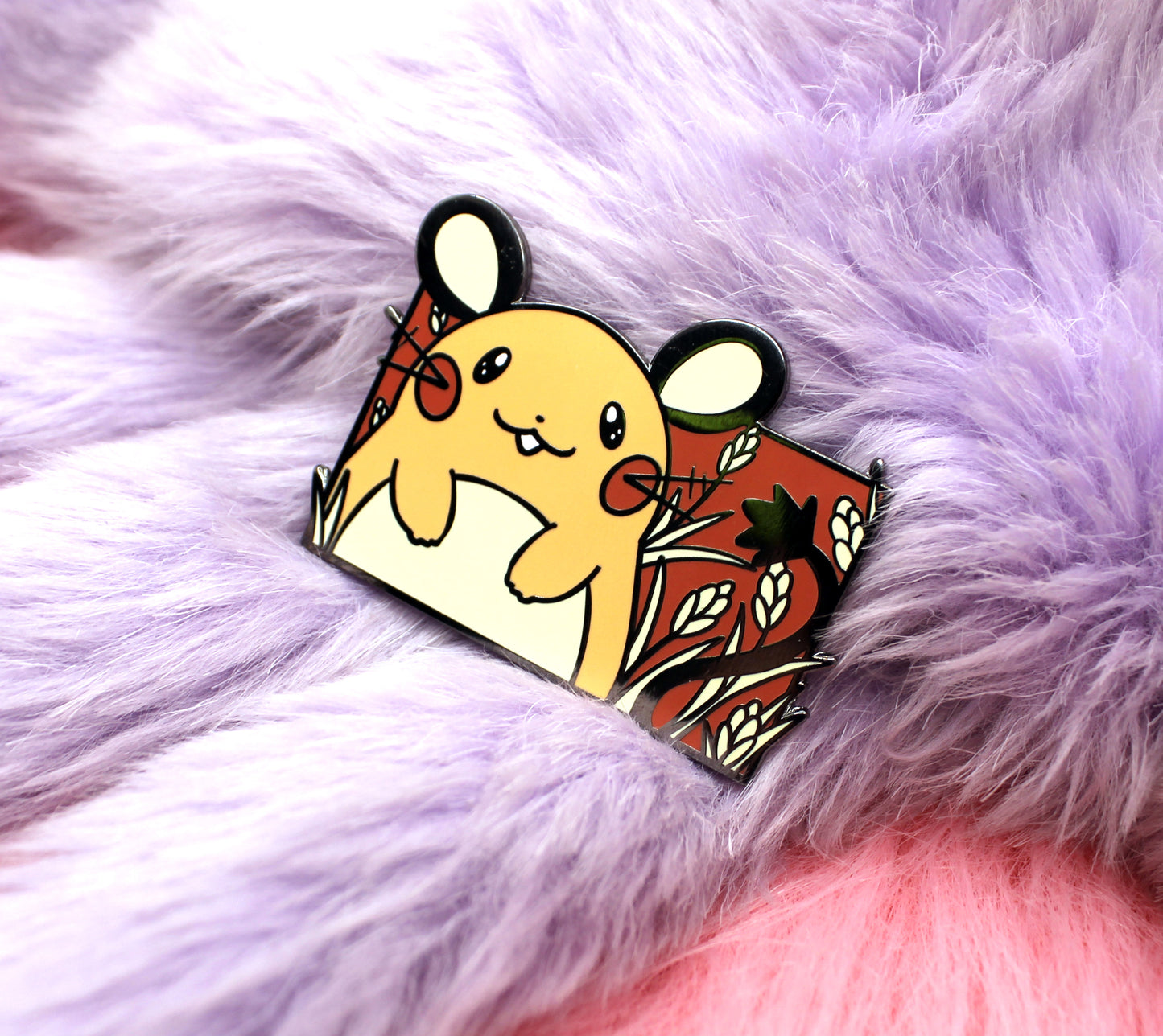 Dedenne Enamel Pin (A Grade, Hard, Black Nickel)