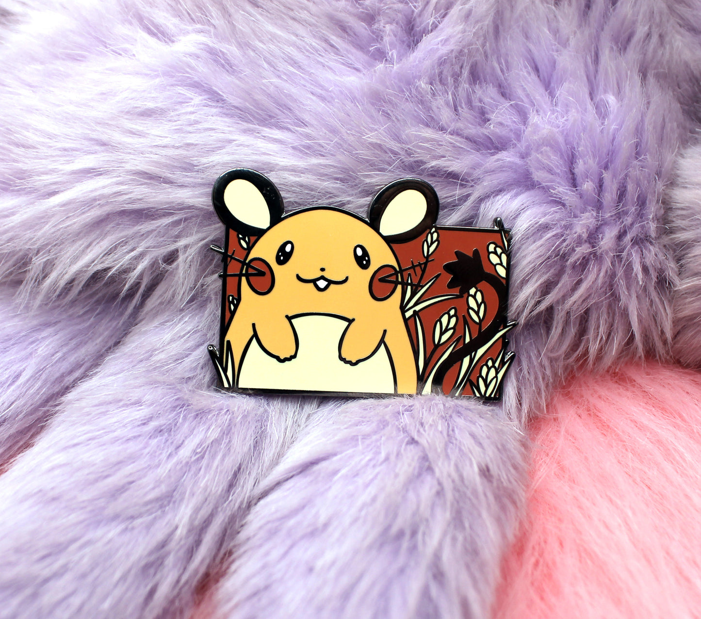 Dedenne Enamel Pin (A Grade, Hard, Black Nickel)