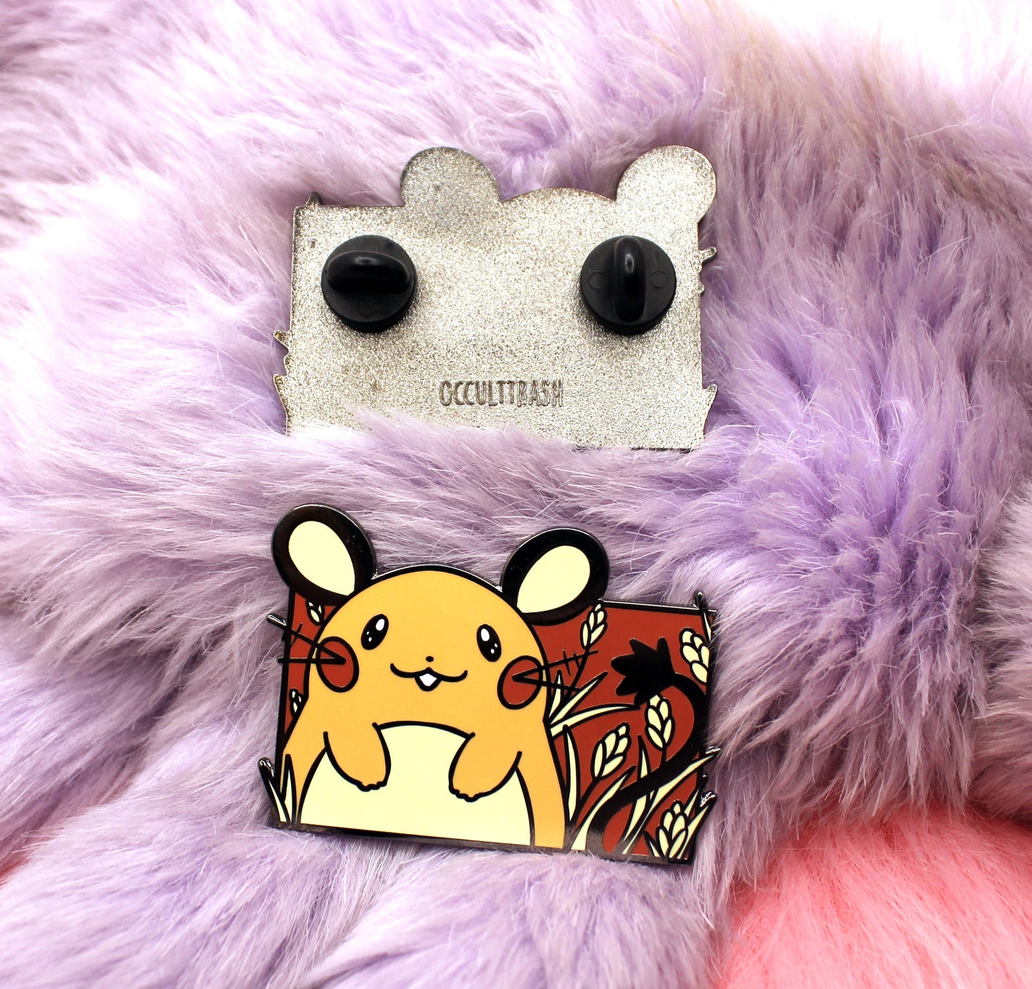 Dedenne Enamel Pin (A Grade, Hard, Black Nickel)