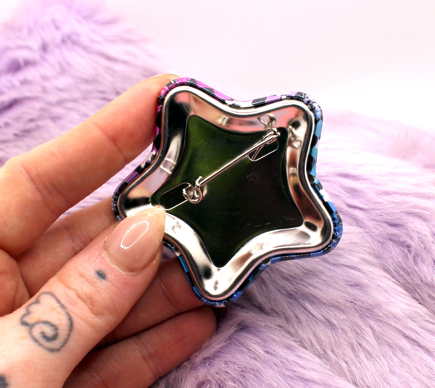 Sparkle Dog Star Badge (55mm)