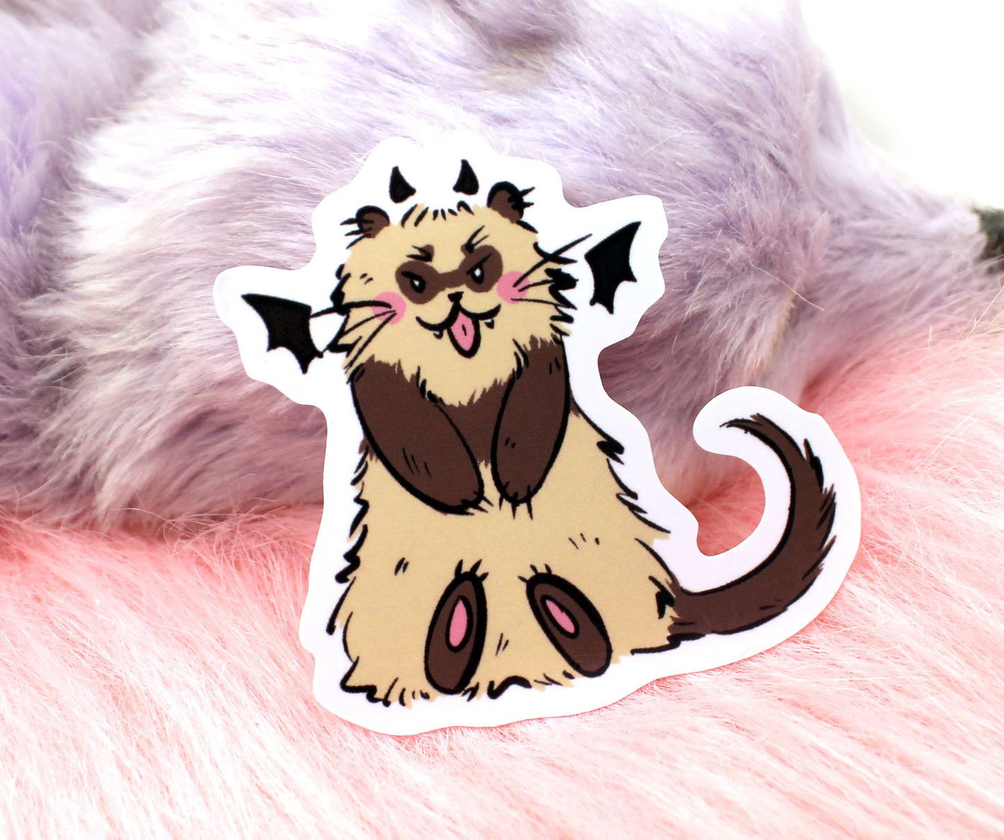 Sitting Ferret Sticker (60mm)