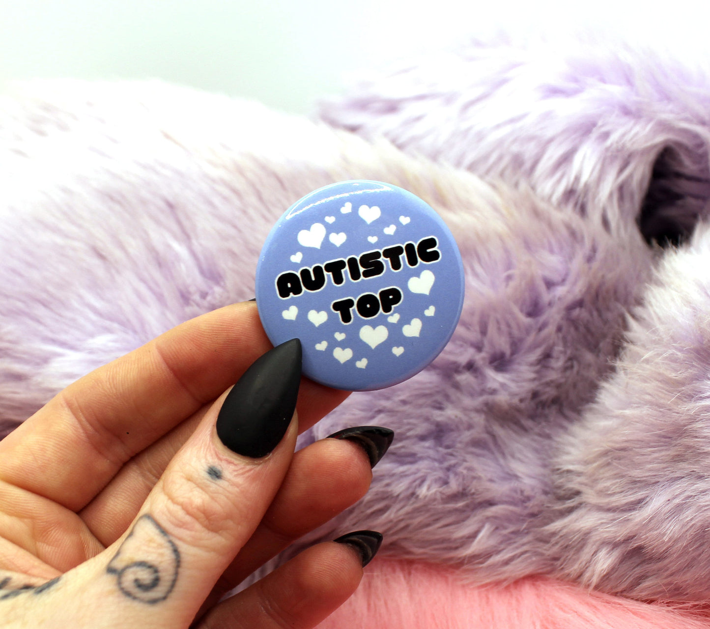 Autistic Top Badge (38mm)