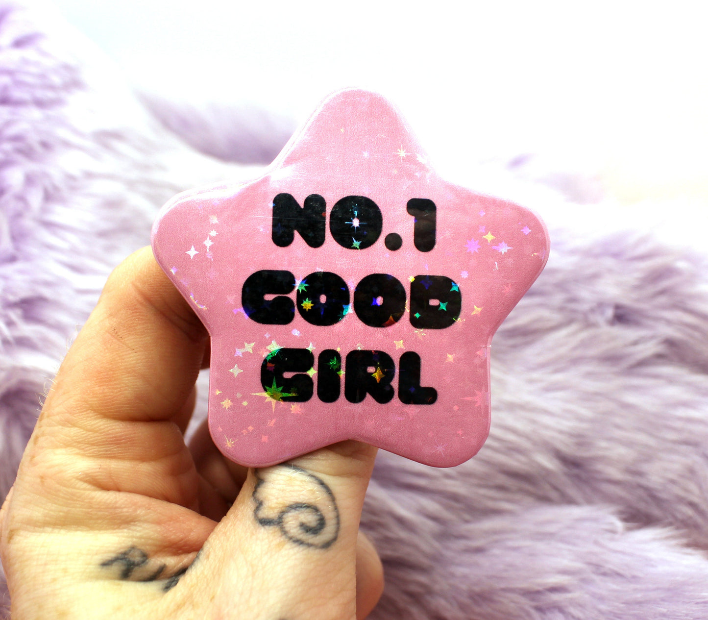 No.1 Good Girl Star Badge (55mm)