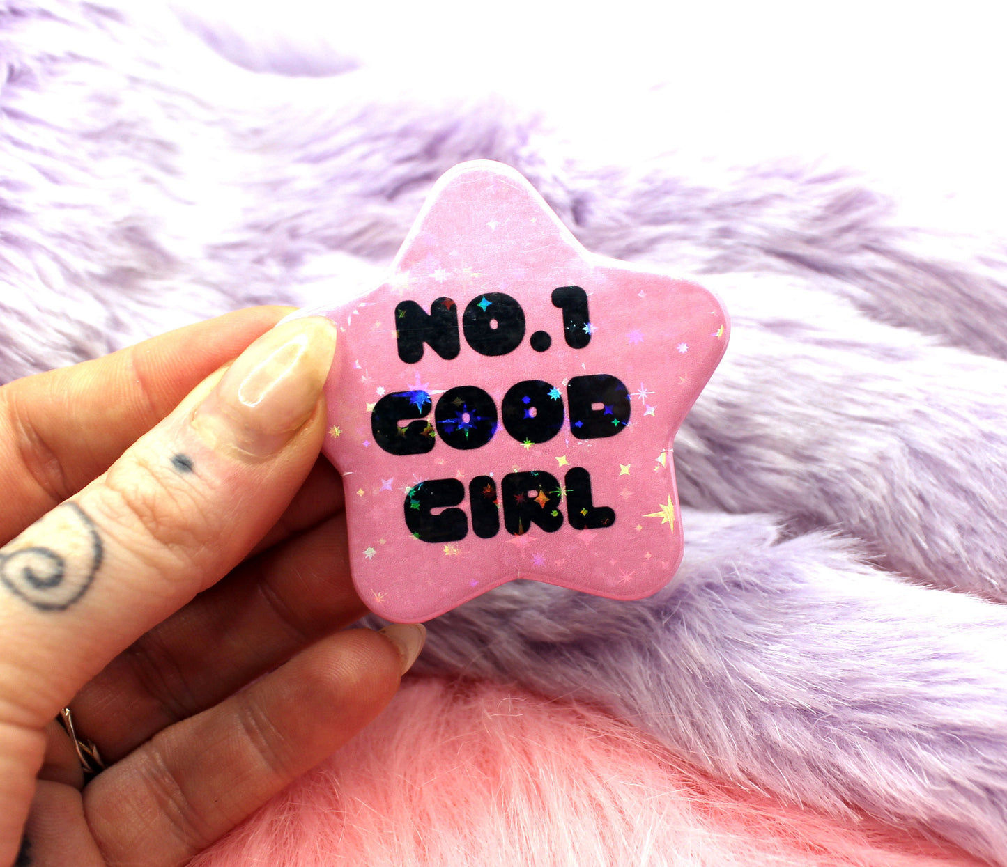 No.1 Good Girl Star Badge (55mm)