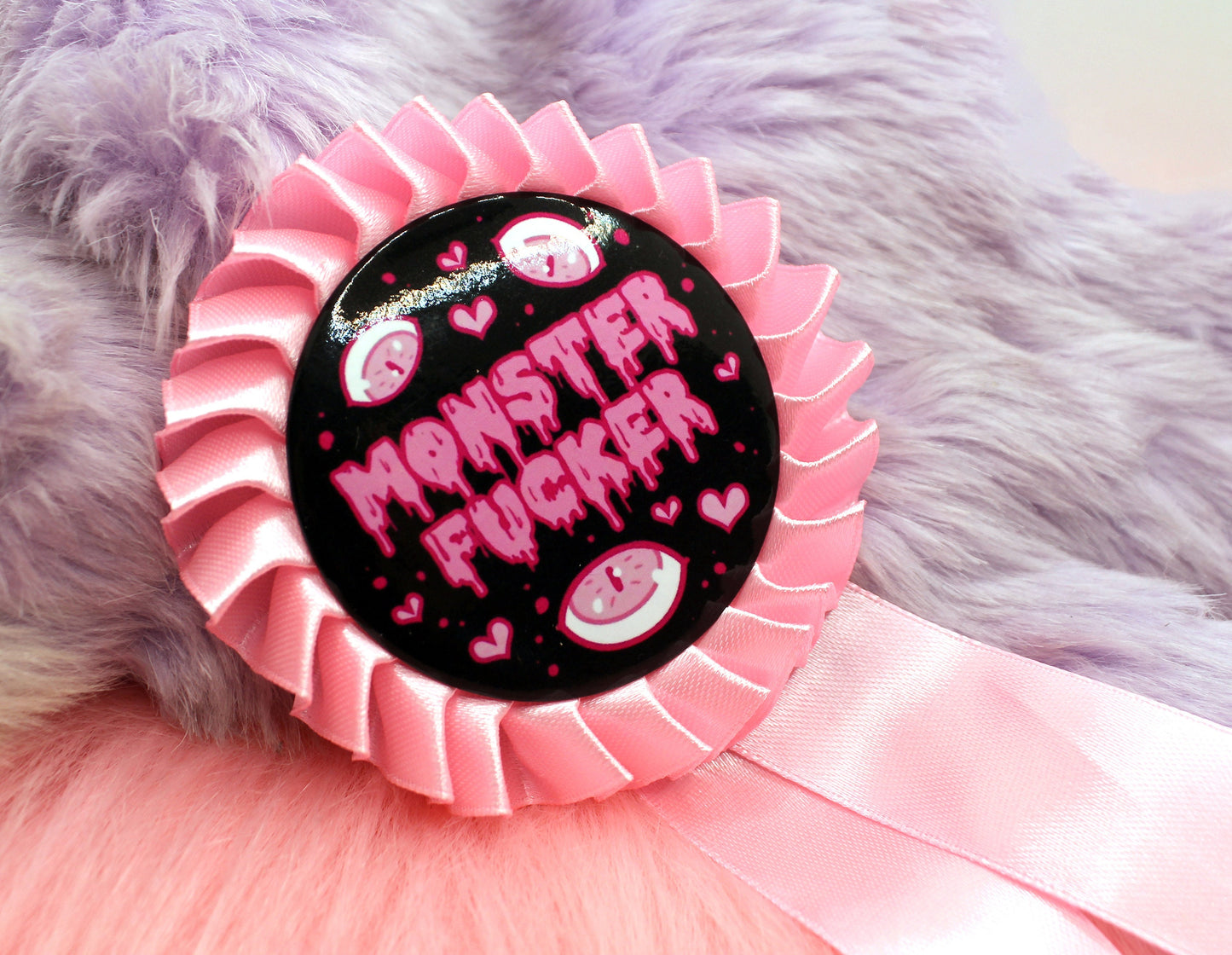 Pastel Pink Monster Fucker Rosette