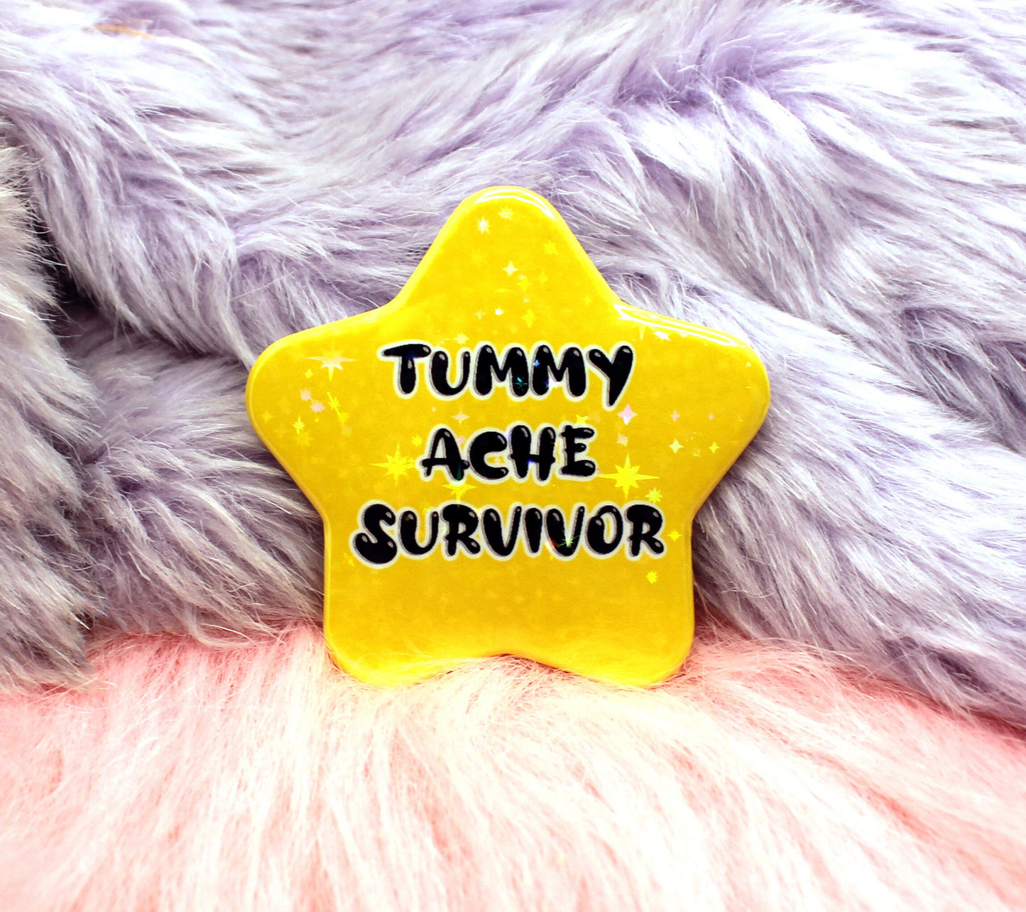Tummy Ache Survivor Star Badge (55mm)