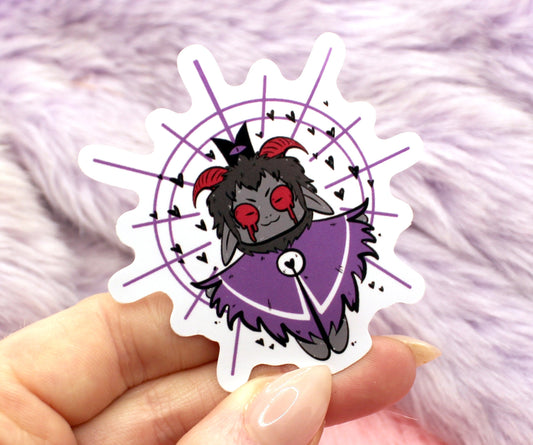 Cult of the Lamb Goat Sticker (55mm)