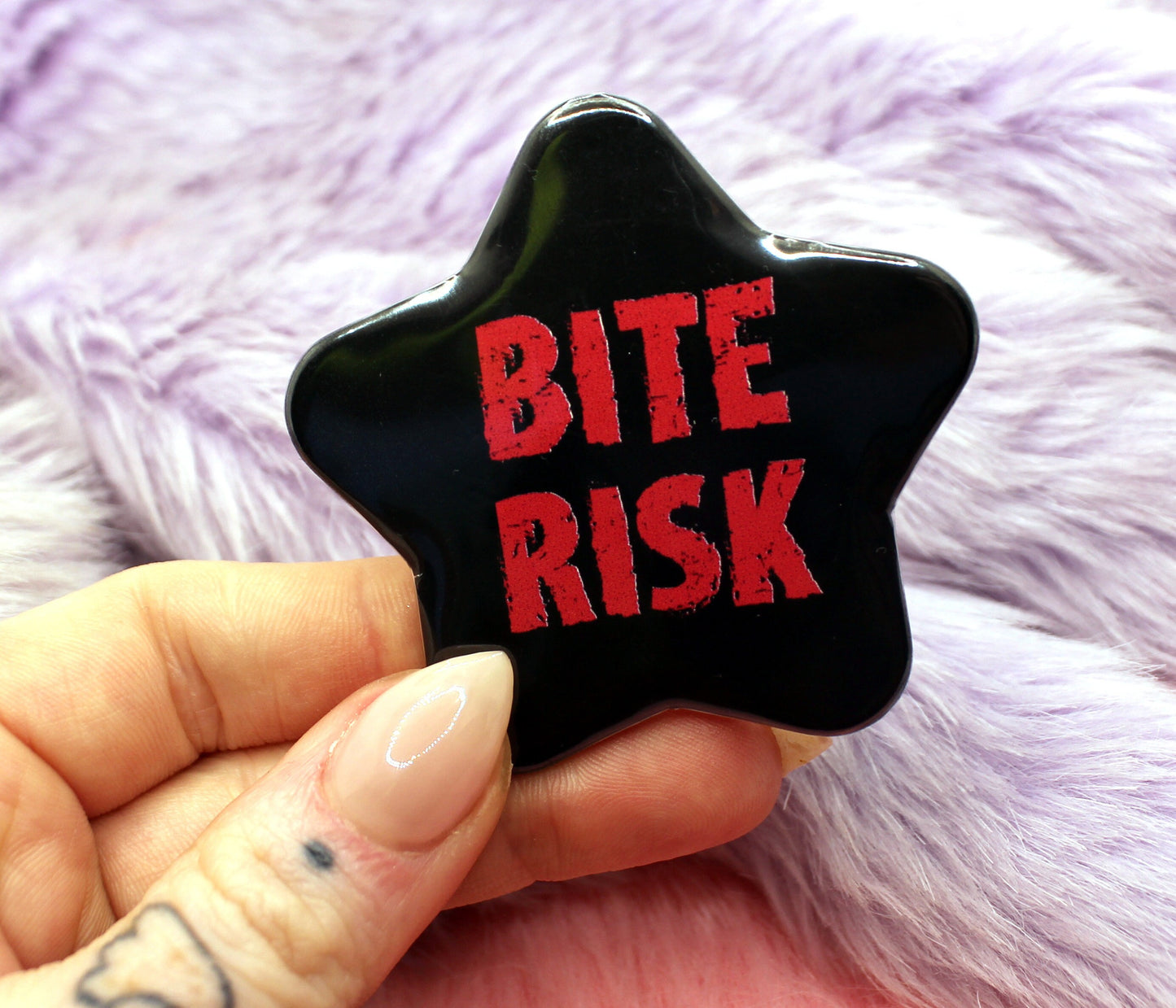 Bite Risk Star Badge (55mm)