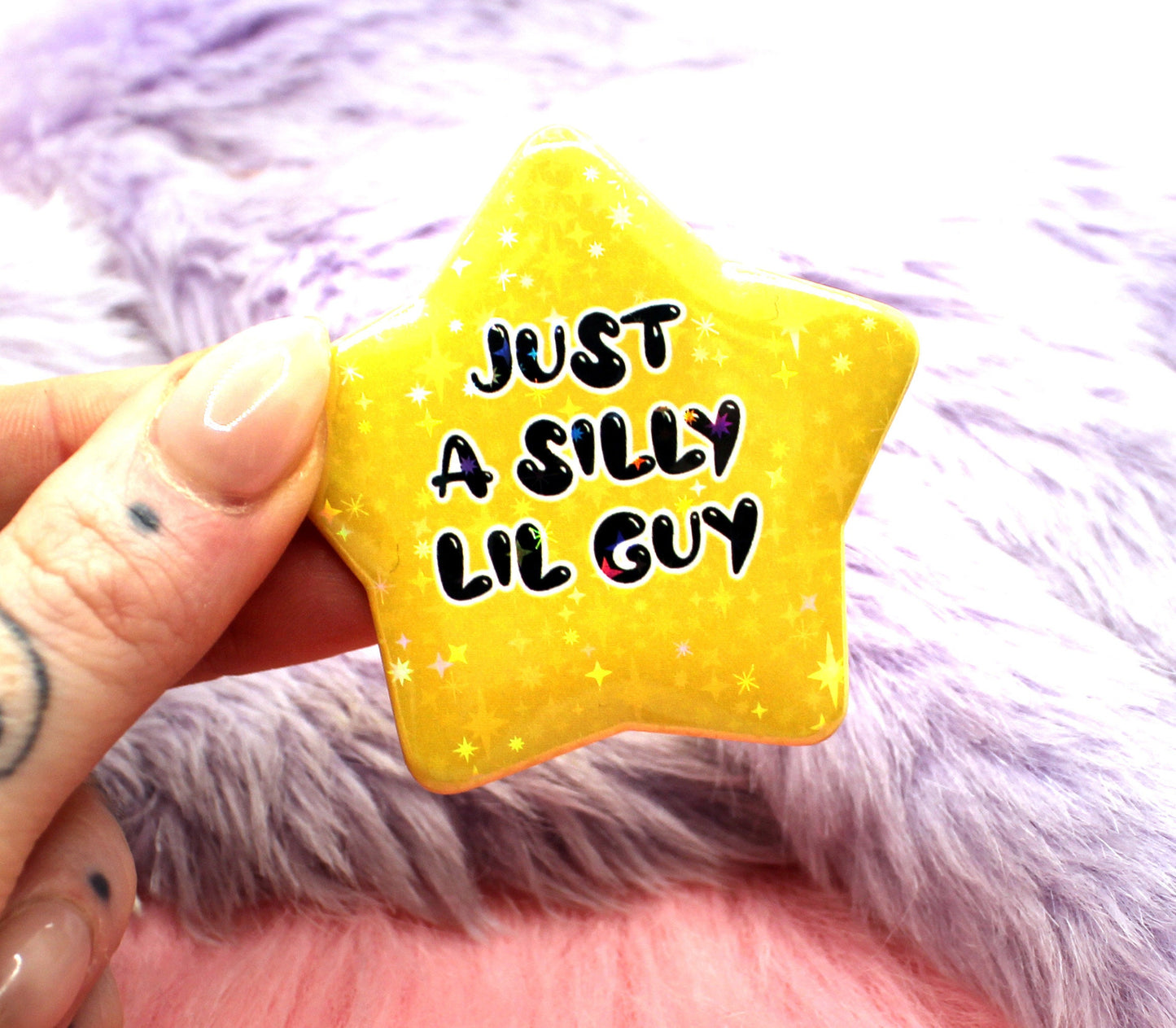 Silly Lil Guy Star Badge (55mm)