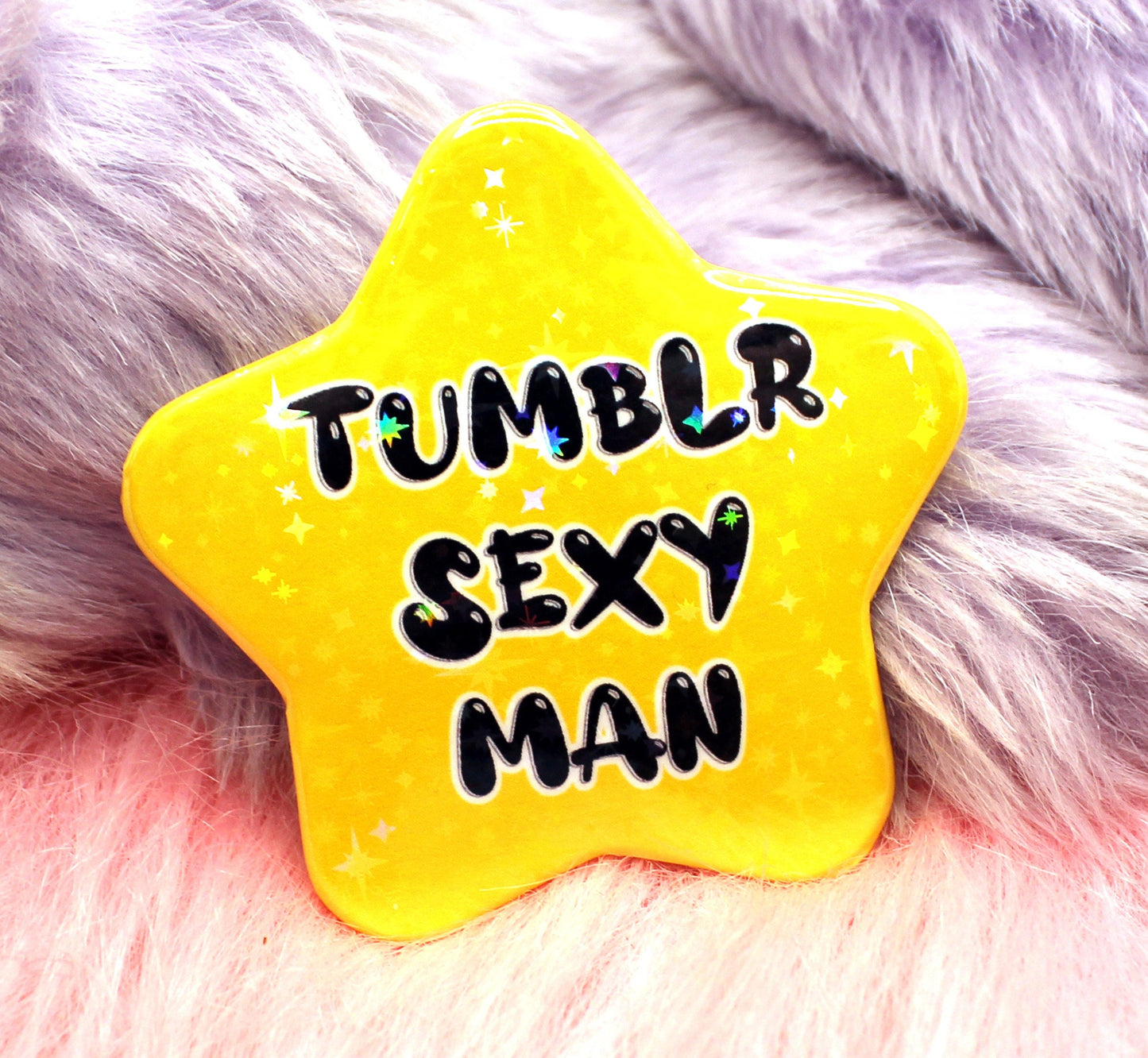 Tumblr Sexy Man Star Badge (55mm)