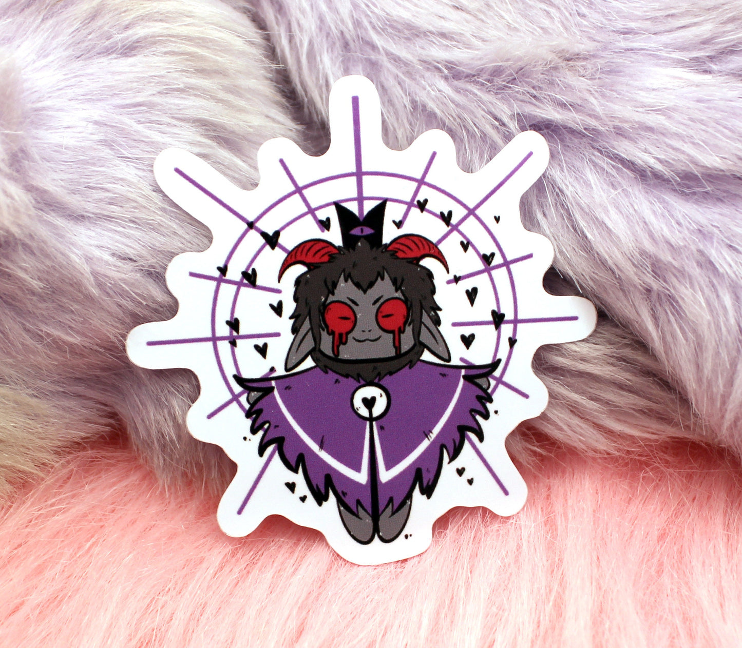 Cult of the Lamb Goat Sticker (55mm)