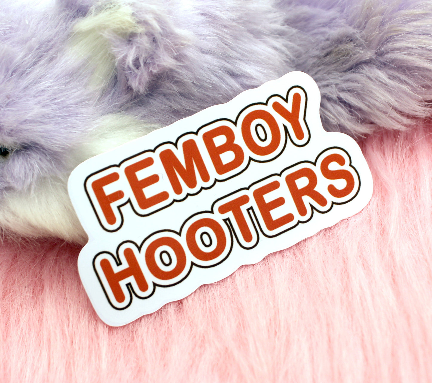 Femboy Hooters 7cm Sticker