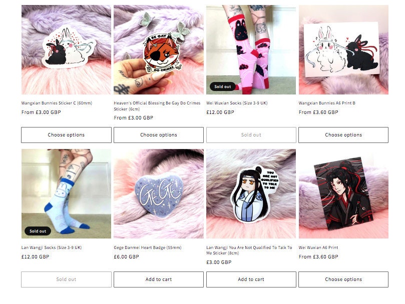 Danmei Mystery Bag