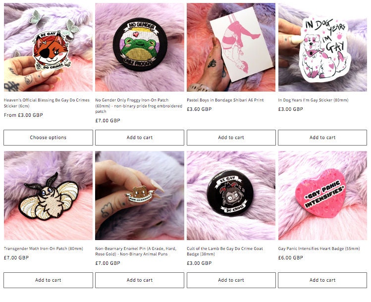 LGBTQ Pride Occult Trash Mystery Bag