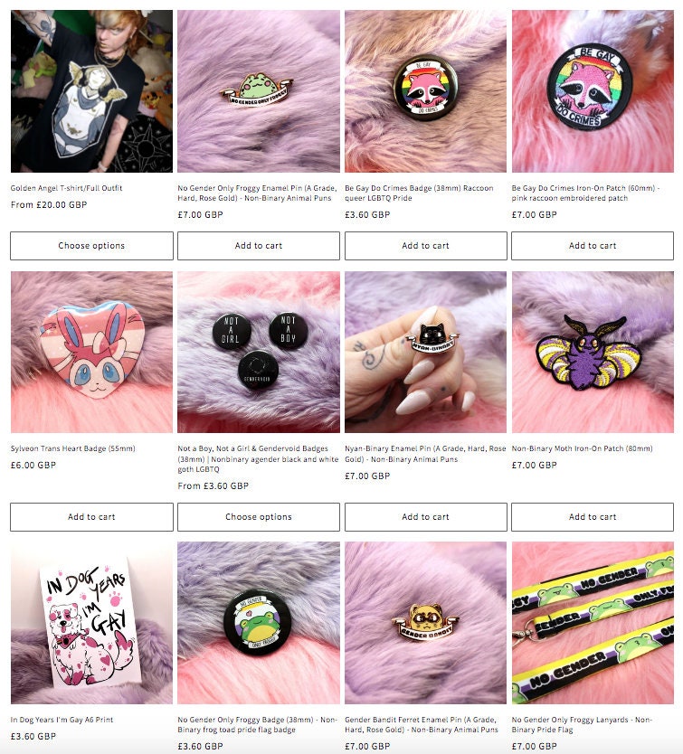 LGBTQ Pride Occult Trash Mystery Bag