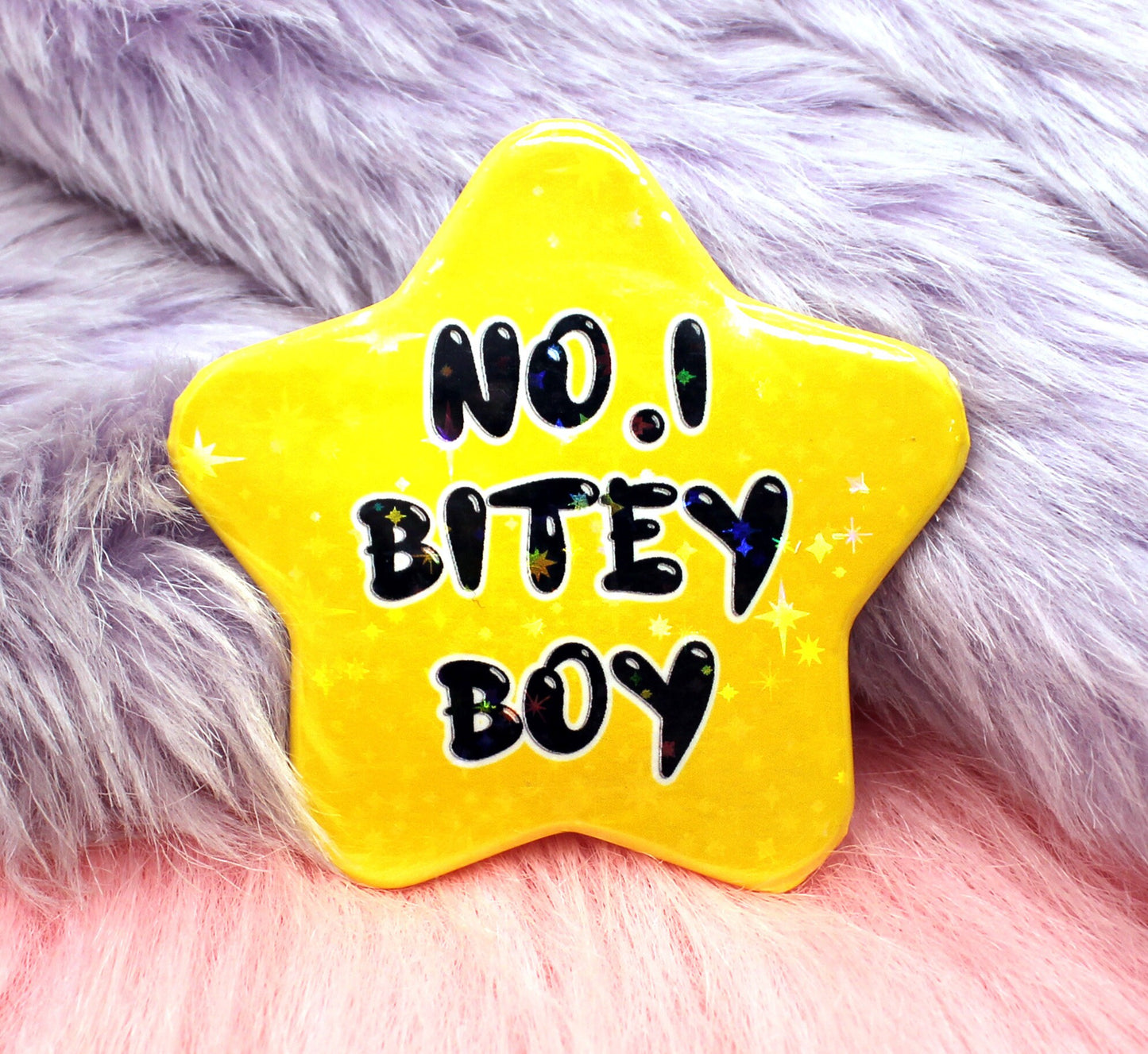 No.1 Bitey Boy Star Badge (55mm)