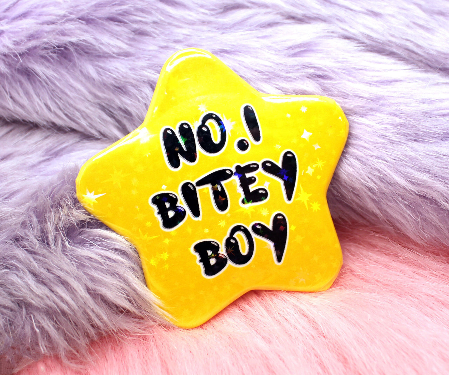 No.1 Bitey Boy Star Badge (55mm)