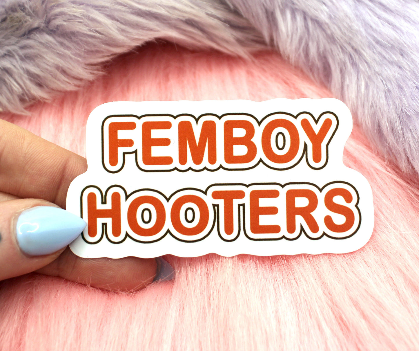 Femboy Hooters 7cm Sticker