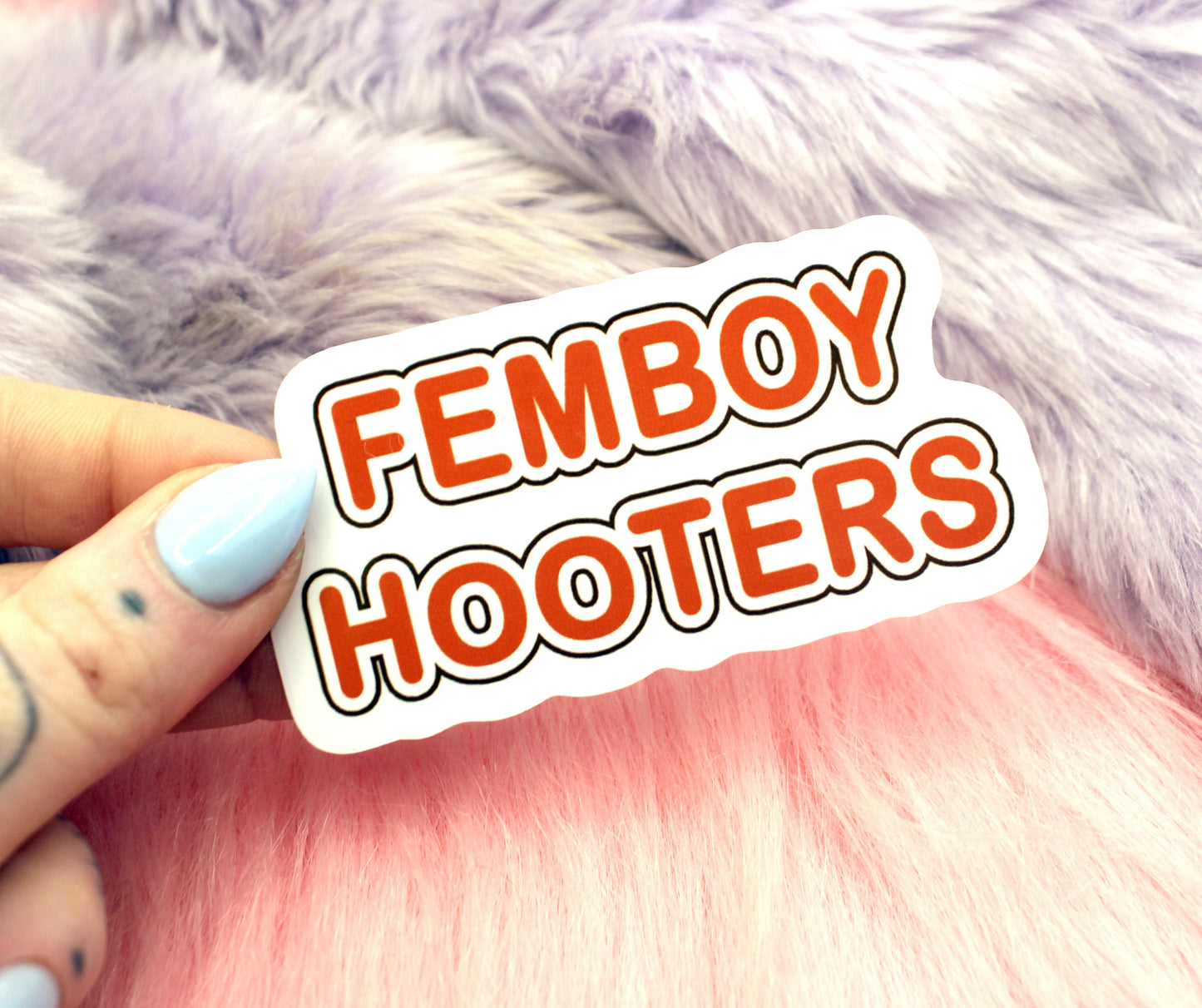 Femboy Hooters 7cm Sticker
