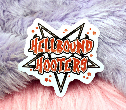 Hellbound Hooters 7cm Sticker