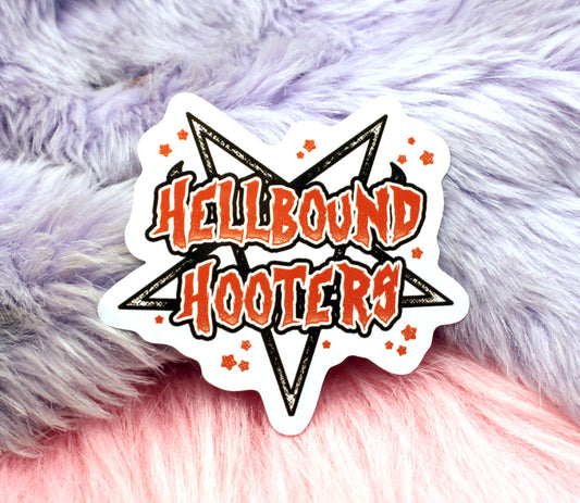 Hellbound Hooters 7cm Sticker