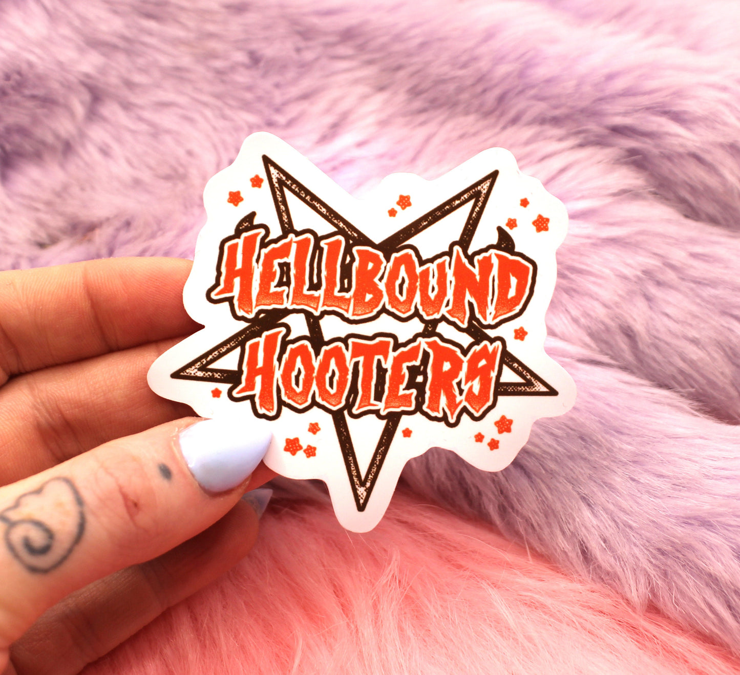 Hellbound Hooters 7cm Sticker