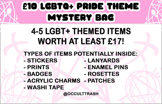 LGBTQ Pride Occult Trash Mystery Bag