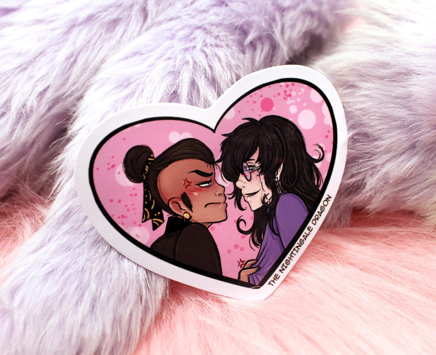 Tozin Heart Sticker (7cm) - The Nightingale Dragon Series