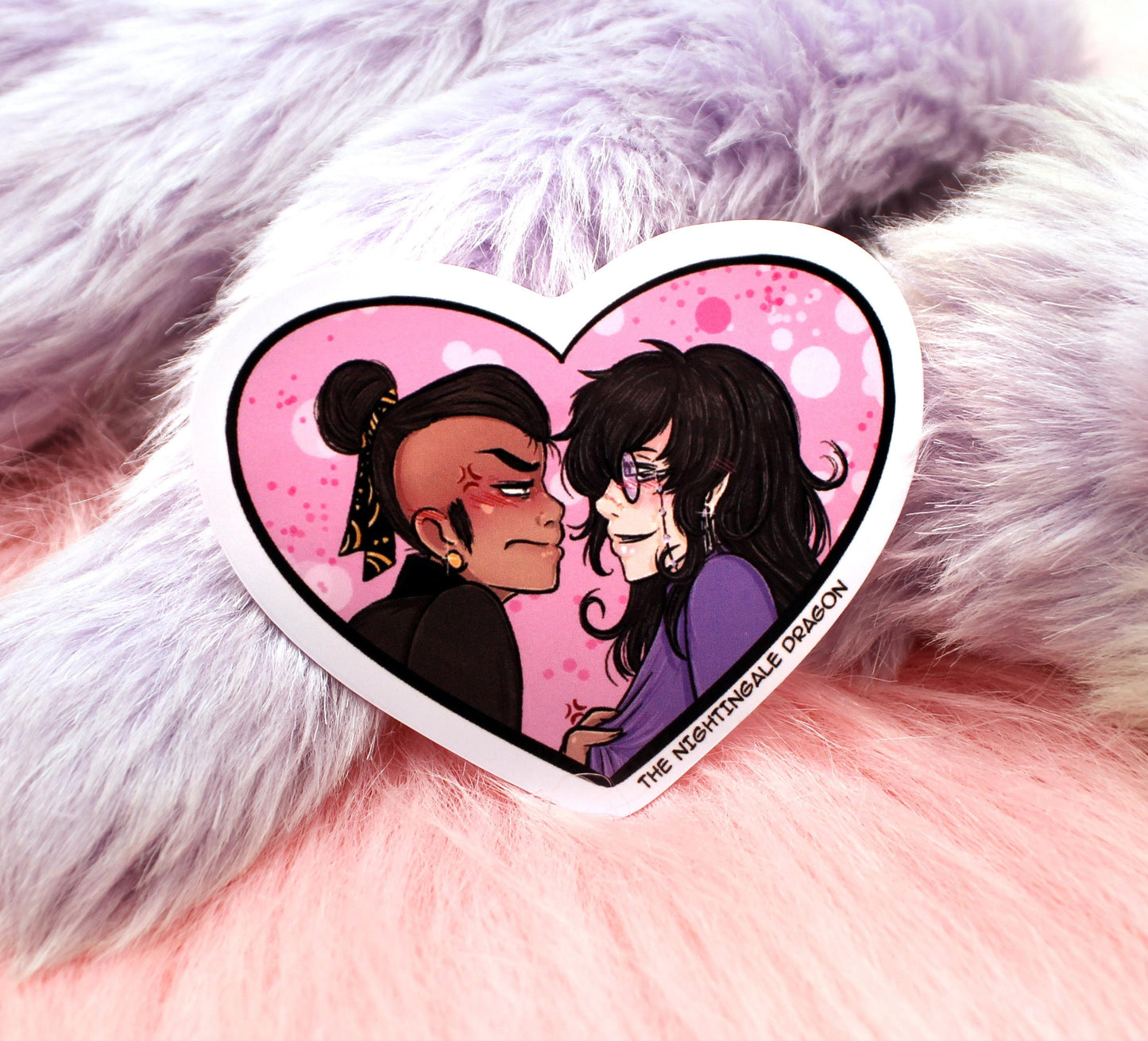 Tozin Heart Sticker (7cm) - The Nightingale Dragon Series