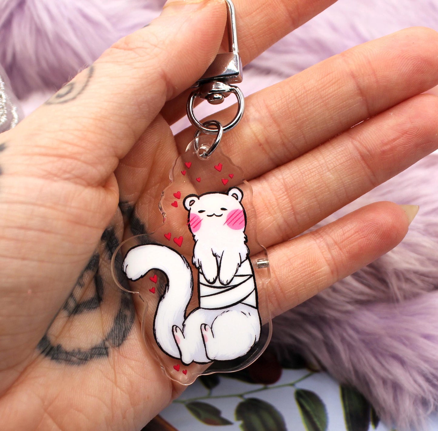 Hualian Animal Form Magnetic Connector Acrylic Charms (2 Inch) - Heaven's Official Blessing Tian Guan Ci Fu Hua Cheng Xie Lian MXTX Danmei