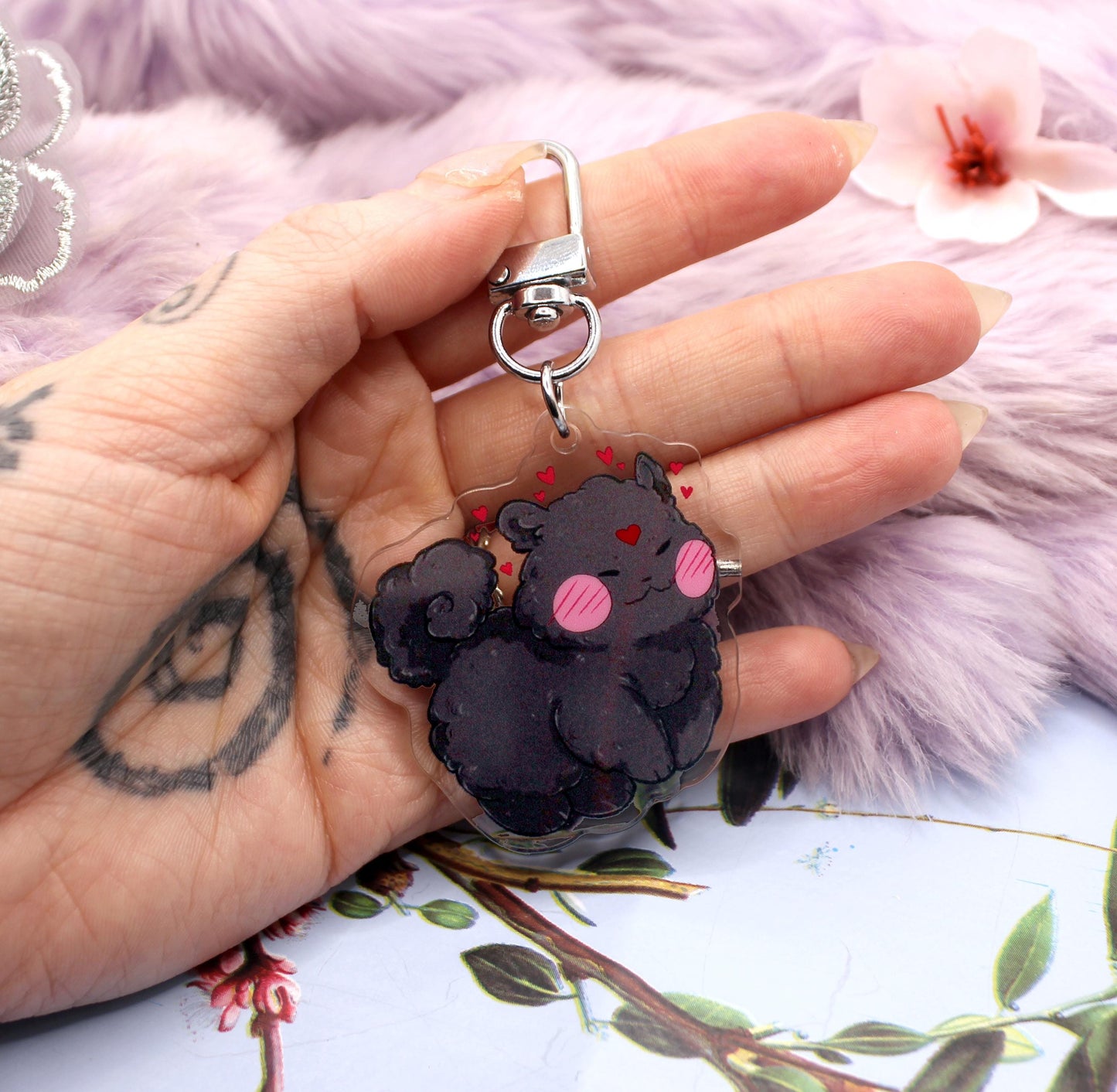 Bingqiu Animal Form Magnetic Connector Acrylic Charms (2 Inch) - Scum Villain Self-Saving System Luo Binghe Shen Qingqiu MXTX Danmei