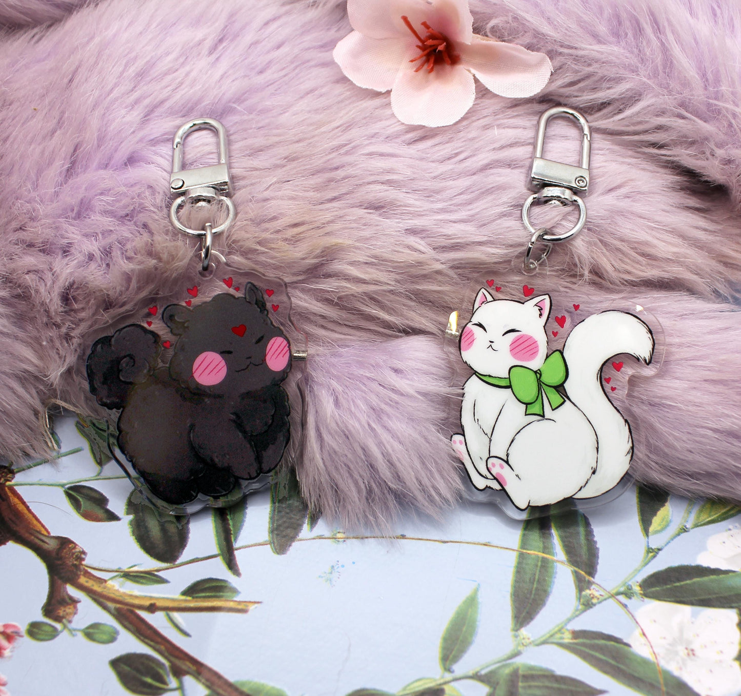 Bingqiu Animal Form Magnetic Connector Acrylic Charms (2 Inch) - Scum Villain Self-Saving System Luo Binghe Shen Qingqiu MXTX Danmei