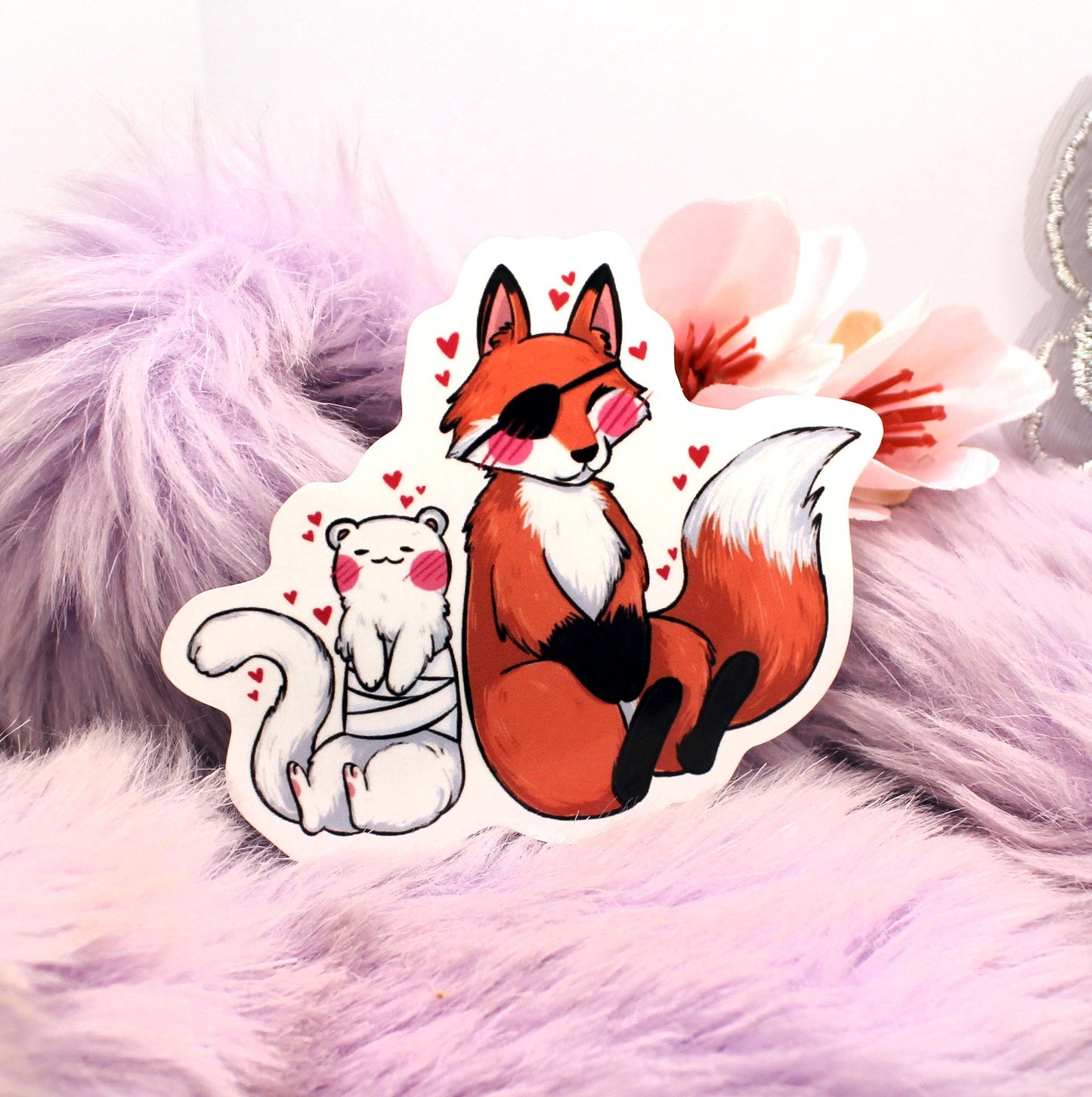 Hualian Animals Sticker (70mm)- Heaven's Official Blessing Tian Guan Ci Fu MXTX Danmei Fan Art