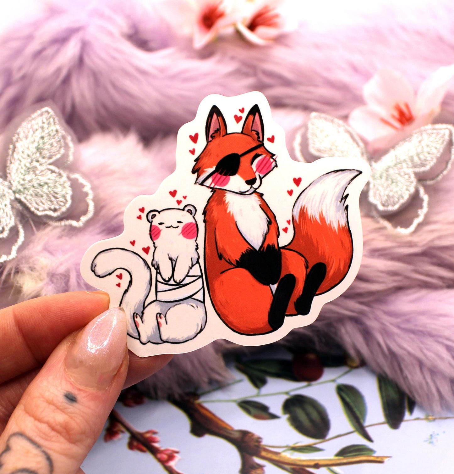 Hualian Animals Sticker (70mm)- Heaven's Official Blessing Tian Guan Ci Fu MXTX Danmei Fan Art