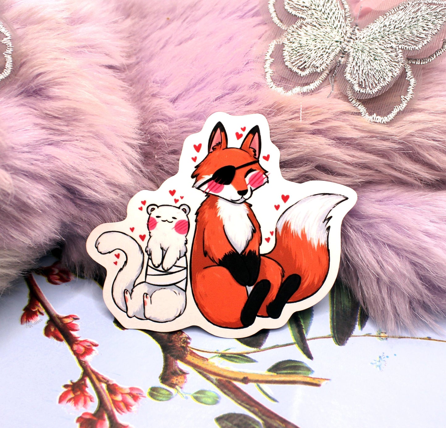 Hualian Animals Sticker (70mm)- Heaven's Official Blessing Tian Guan Ci Fu MXTX Danmei Fan Art