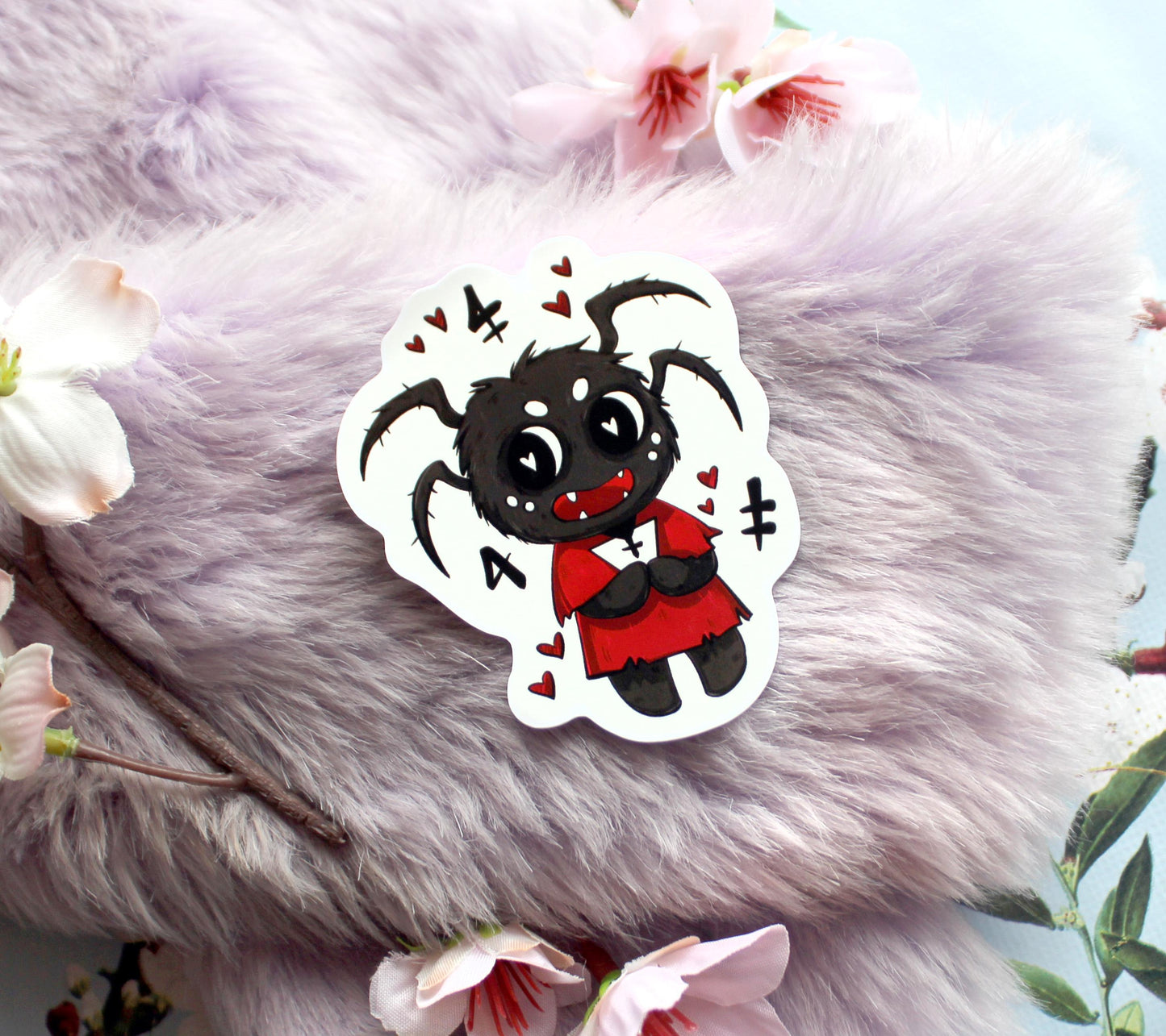Cult of the Lamb Webber Sticker (55mm)