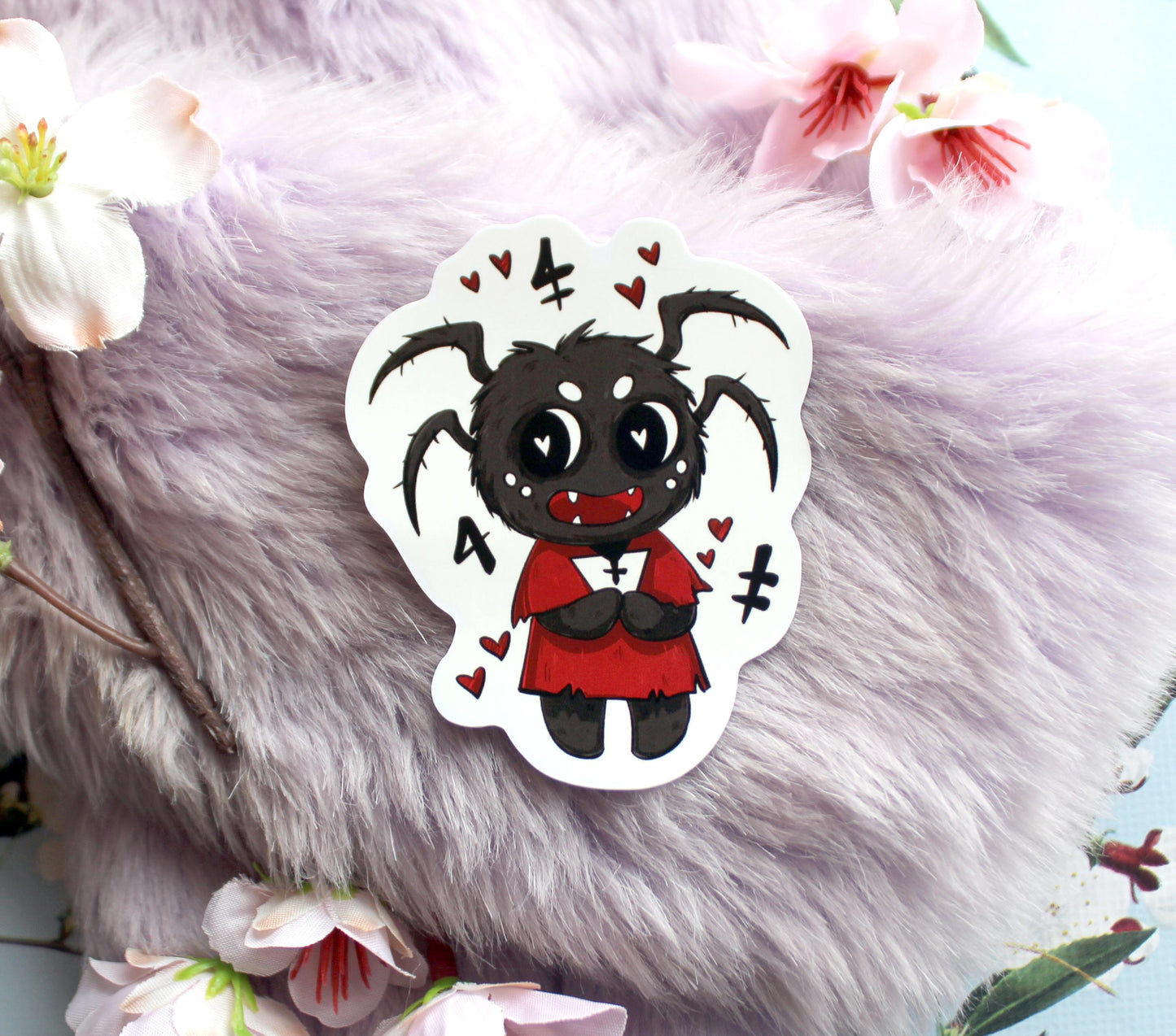 Cult of the Lamb Webber Sticker (55mm)