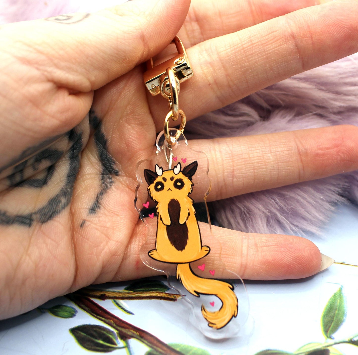 Chibi Ettore Acrylic Charm (2inch) - The Nightingale Dragon Series