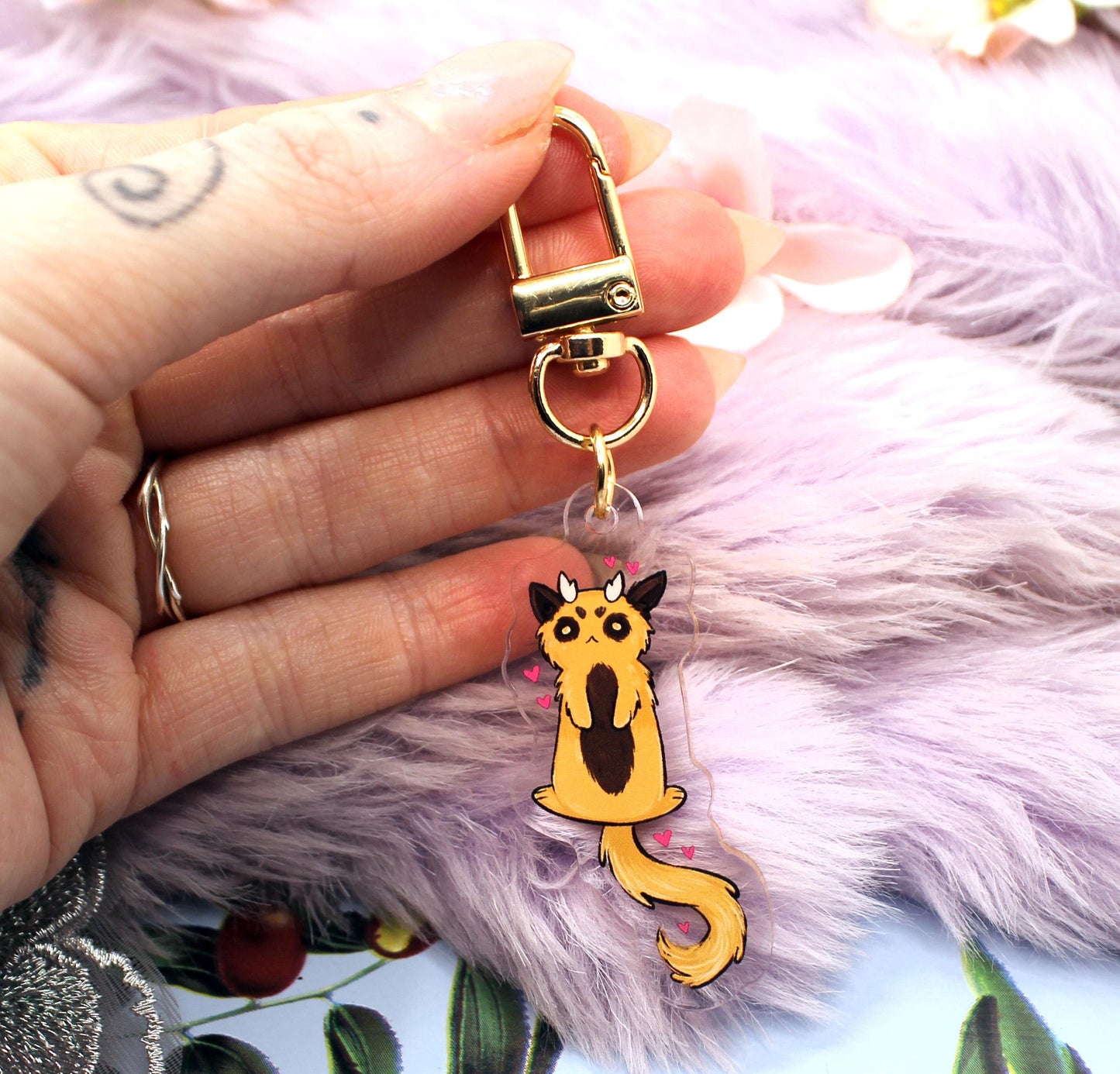 Chibi Ettore Acrylic Charm (2inch) - The Nightingale Dragon Series