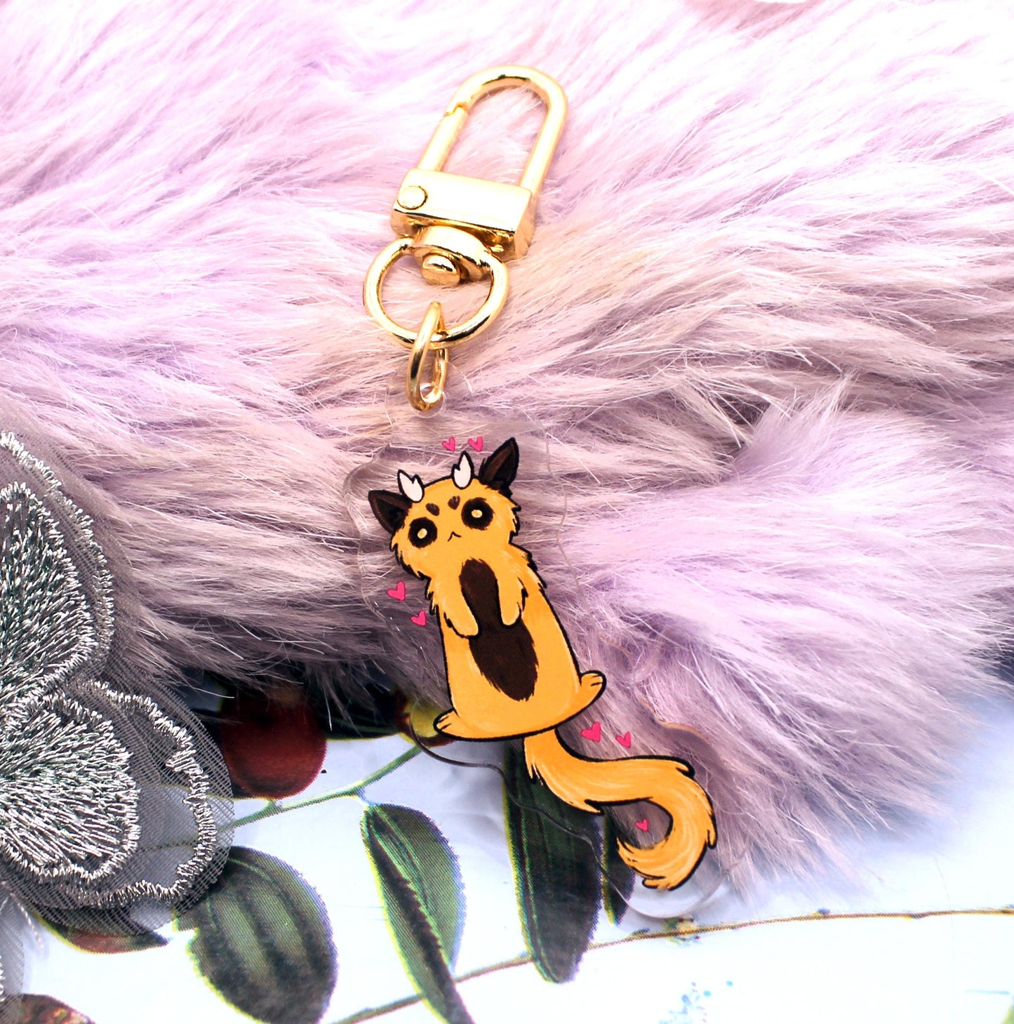 Chibi Ettore Acrylic Charm (2inch) - The Nightingale Dragon Series