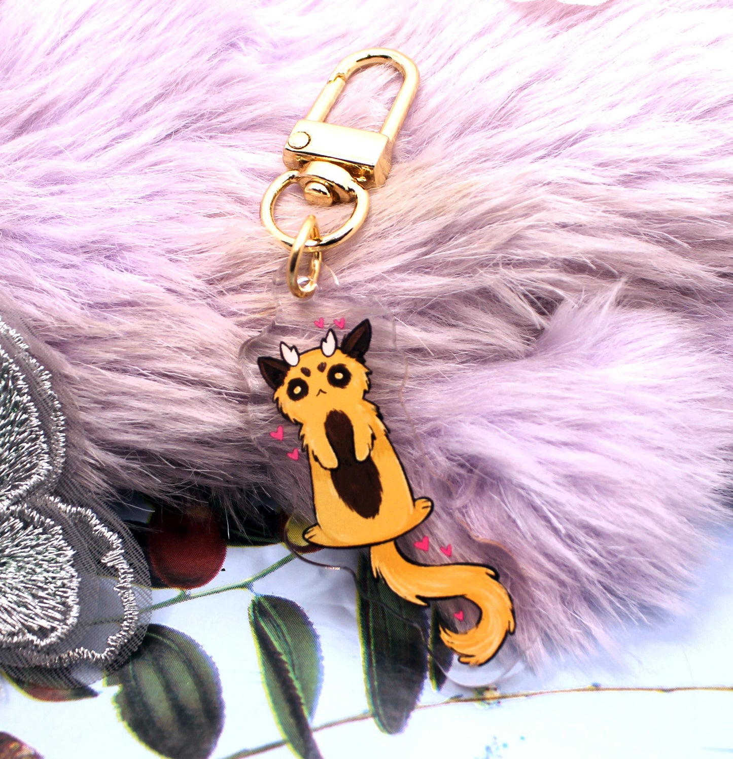 Chibi Ettore Acrylic Charm (2inch) - The Nightingale Dragon Series