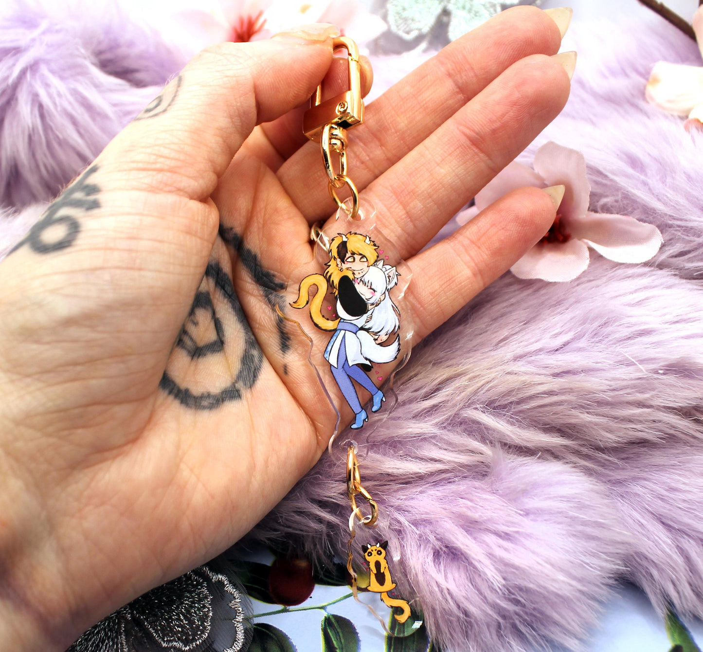 Brayandli Taowren Ettore Dangle Acrylic Charm (2inch) - The Nightingale Dragon Series