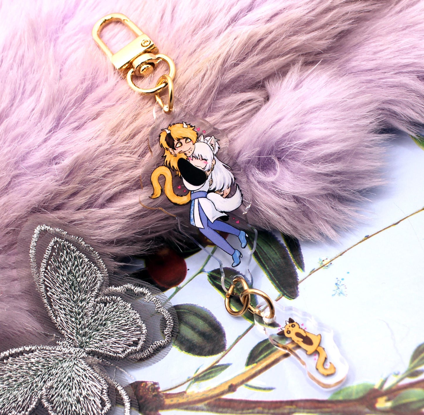 Brayandli Taowren Ettore Dangle Acrylic Charm (2inch) - The Nightingale Dragon Series