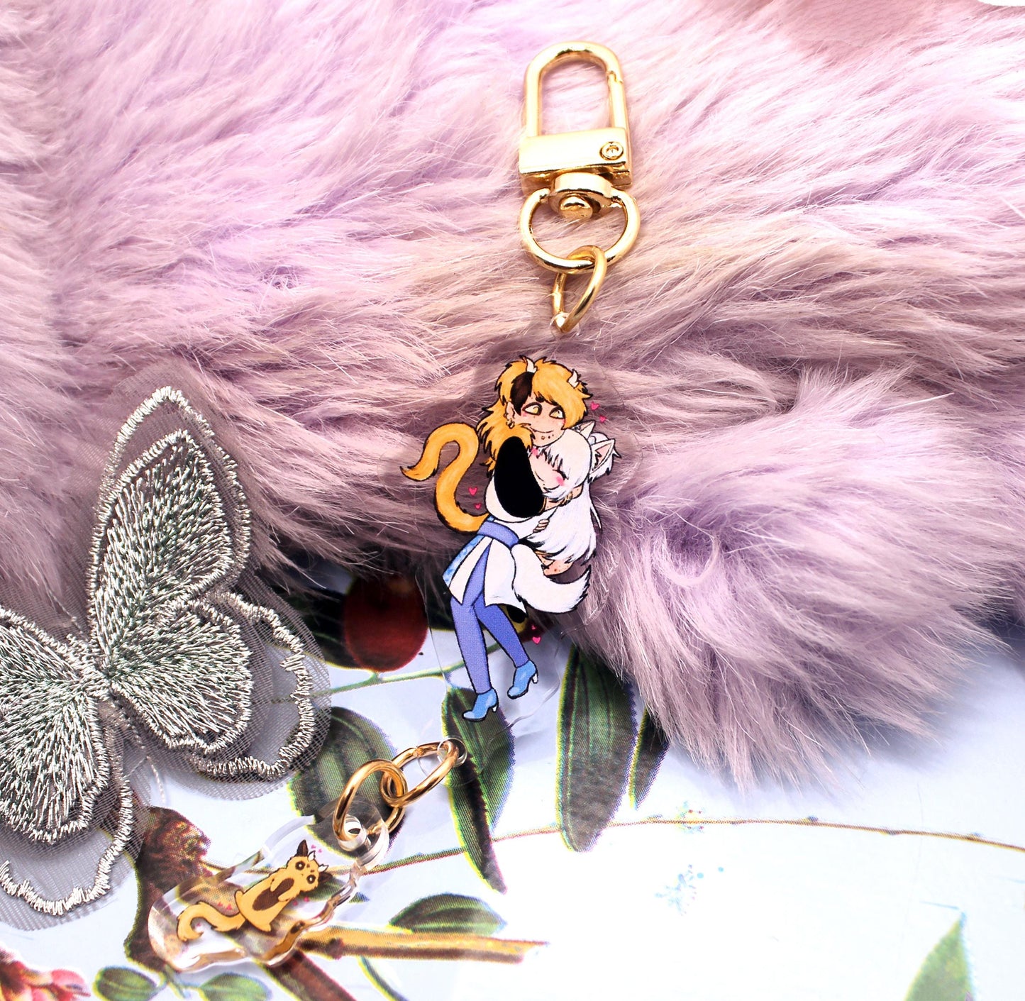 Brayandli Taowren Ettore Dangle Acrylic Charm (2inch) - The Nightingale Dragon Series